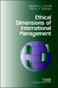 Ethical Dimensions Of International Management