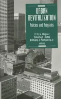Urban Revitalization: Policies and Programs