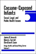 Cocaine-Exposed Infants: Social, Legal, and Public Health Issues, Vol. 5
