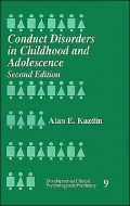 Conduct Disorders in Childhood and Adolescence, Vol. 9
