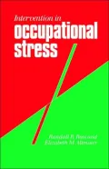 Intervention In Occupational Stress