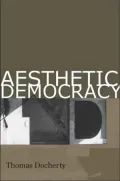 Aesthetic Democracy