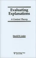 Evaluating Explanations: A Content Theory