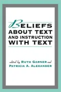 Beliefs about Texts and Instruction with Text