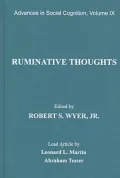 Ruminative Thoughts : Advances in Social Cognition