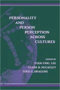 Personality and Person Perception Across Cultures