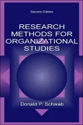 Research Methods for Organizational Studies Second Edition