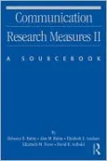 Communication Research Measures II