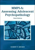 MMPIA Assessing Adolescent Psychopathology, Third Edition