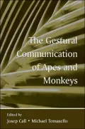 The Gestural Communication of Apes and Monkeys