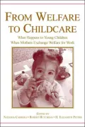 From Welfare to Childcare What Happens to Young Children When Mothers Exchange Welfare for Work?