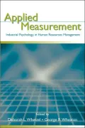 Applied Measurement: Industrial Psychology in Human Resources Management