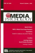 Fmri in Media Psychology Research A Special Issue of Media Psychology