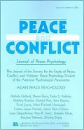 Asian Peace Psychology