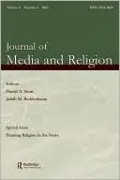 Journal of Media and Religion, Volume 2: Framing Religion in the News, Number 1