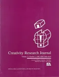 Longitudinal Studies of Creativity: A Special Issue of the Creativity Research Journal