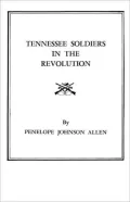 Tennessee Soldiers In The Revolution