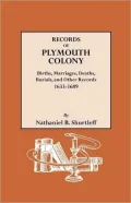Records of Plymouth Colony: Births, Marriages, Deaths, Burials, and Other Records, 1633-1689