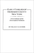 Early Families Of Herkimer County, New York