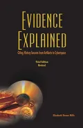 Book cover of Evidence Explained: Citing History Sources from Artifacts to Cyberspace