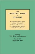 The German Element In St. Louis