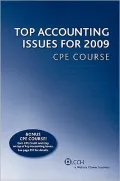 TOP Accounting Issues for 2009 CPE Course