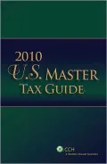 US Master Tax Guide (2010)