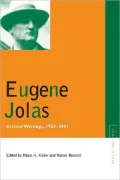 Eugene Jolas: Critical Writings, 1924-1951