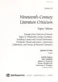Nineteenth Century Literary Criticism, Vol. 40