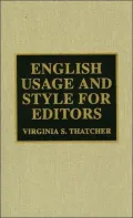 English Usage and Style for Editors