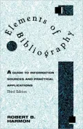 Elements Of Bibliography