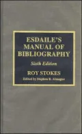 Esdaile's Manual of Bibliography