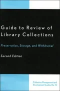 Guide To Review Of Library Collections