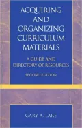 Acquiring And Organizing Curriculum Materials
