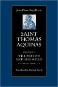Saint Thomas Aquinas, Volume 1: The Person at Work