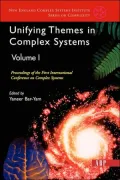 Unifying Themes In Complex Systems, Vol. 1