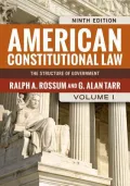 American Constitutional Law, Volume I