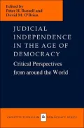Judicial Independence In The Age Of Democracy