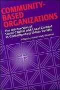 Community-Based Organizations in Contemporary Urban Society