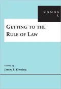 Getting to the Rule of Law: NOMOS L