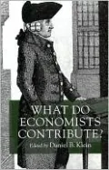 What Do Economists Contribute?