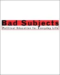 Bad Subjects: Political Education for Everyday Life