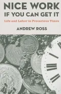 Nice Work If You Can Get It: Life and Labor in Precarious Times