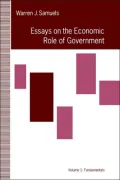 Essays in the Economic Role of Government: Fundamentals, Vol. 1