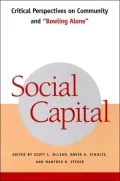 Social Capital: Critical Perspectives on Community and "Bowling Alone"