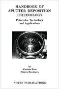Handbook Of Sputter Deposition Technology