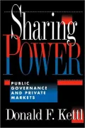 Sharing Power; Public Governance and Private Markets
