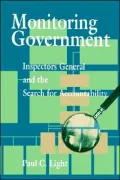 Monitoring Government: Inspectors General and the Search for Accountability