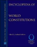 Encyclopedia of World Constitutions, Vol. 3