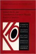 Kenneth Burke and contemporary European thought